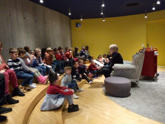 visite bibliotheque Oscar Niemeyer - ecole Sacré-Coeur- Le Havre